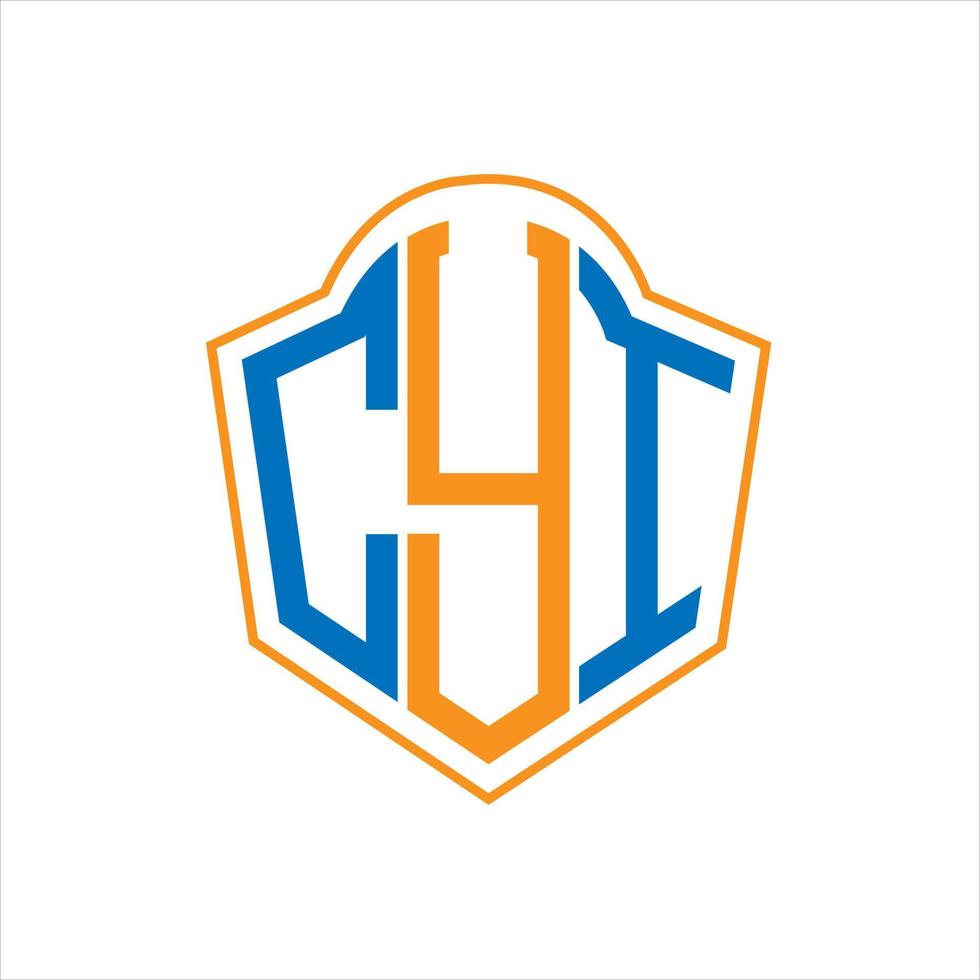 cyi abstrakt Monogramm Schild Logo Design auf Weiß Hintergrund. cyi kreativ Initialen Brief Logo. vektor