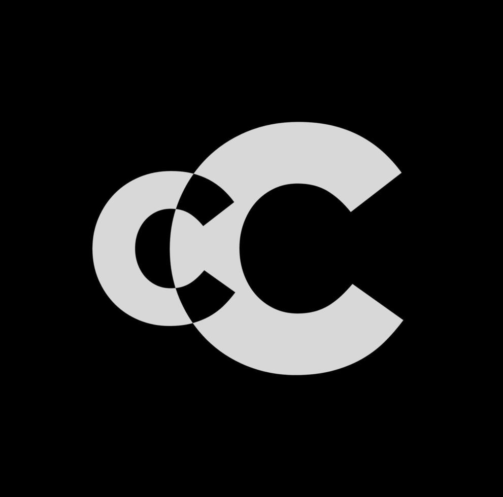 cc comapny Name Initiale Briefe Monogramm. cc Vektor Briefe Symbol.