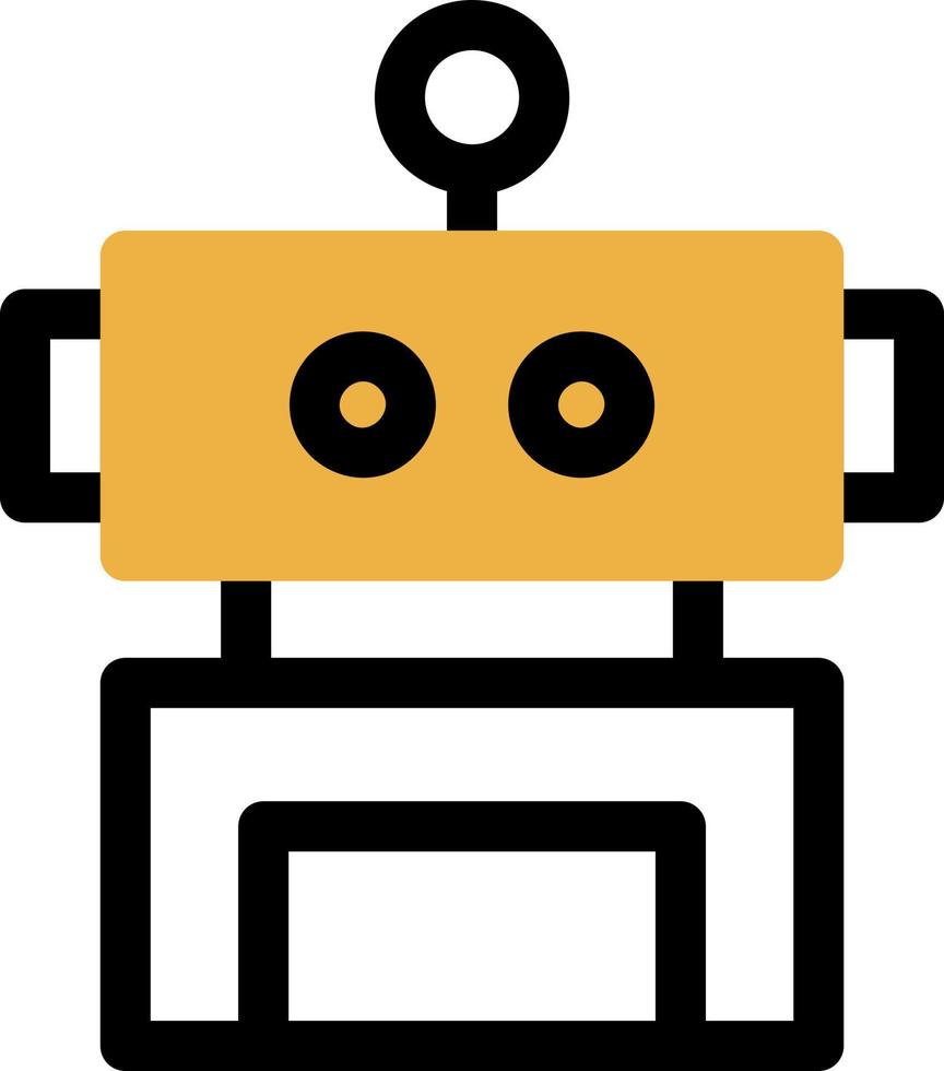 Robotik-Vektor-Icon-Design vektor