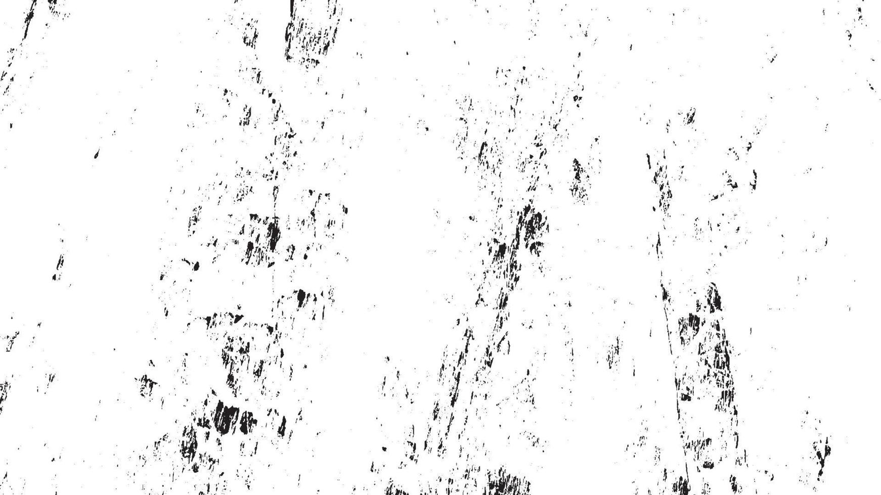 beunruhigte Overlay-Textur, Grunge-Hintergrund schwarz-weiß abstrakt, Vektor-beunruhigter Schmutz, Textur von Spänen, Rissen, Kratzern, Schrammen, Staub, Schmutz. vektor