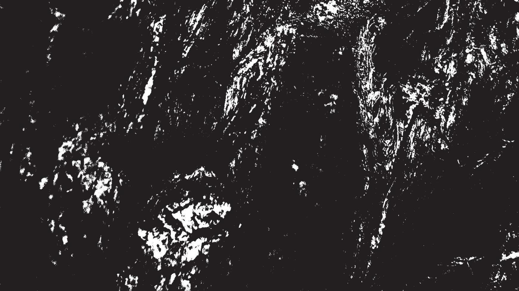 beunruhigte Overlay-Textur, Grunge-Hintergrund schwarz-weiß abstrakt, Vektor-beunruhigter Schmutz, Textur von Spänen, Rissen, Kratzern, Schrammen, Staub, Schmutz. vektor