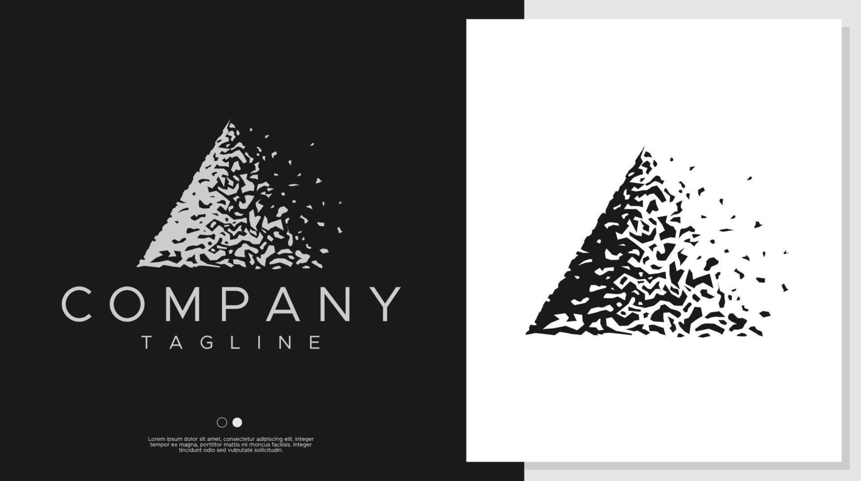 årgång grunge brev en logotyp design mall. retro första en logotyp grafisk vektor. vektor
