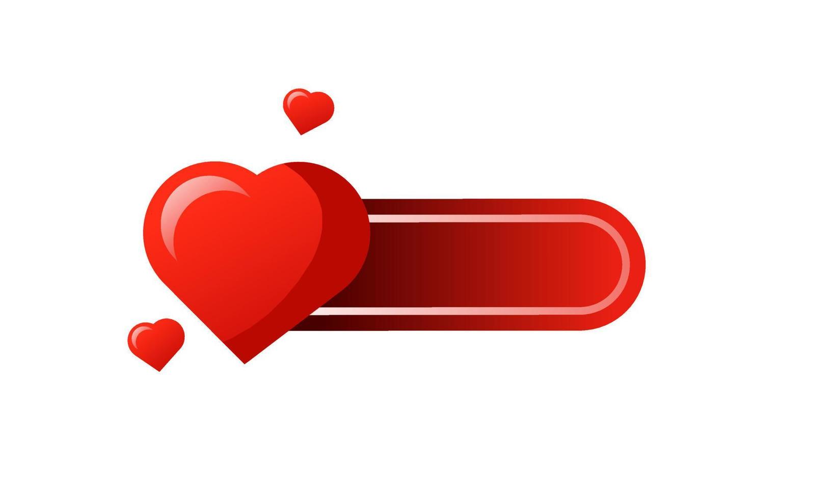 illustration vektor grafisk av element märka kärlek begrepp hjärtans dag