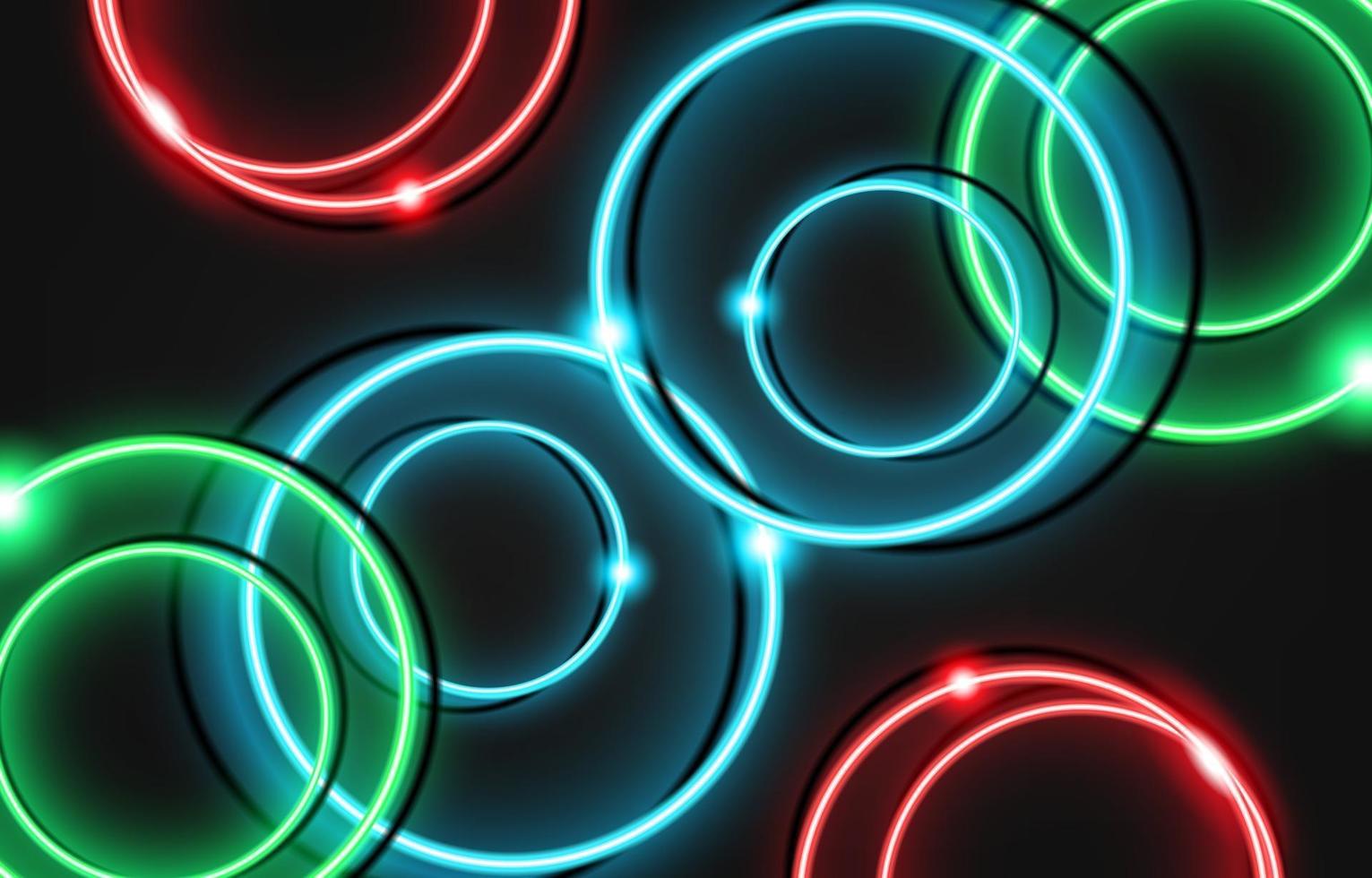 Neon Kreis Luxus Hintergrund mit Metall Textur 3d abstrakt. Geeignet für Tapeten, Banner, Hintergrund, Karte, Buchillustration, Landing Page, Geschenk, Cover, Flyer, Bericht, Geschäft, Social Media vektor