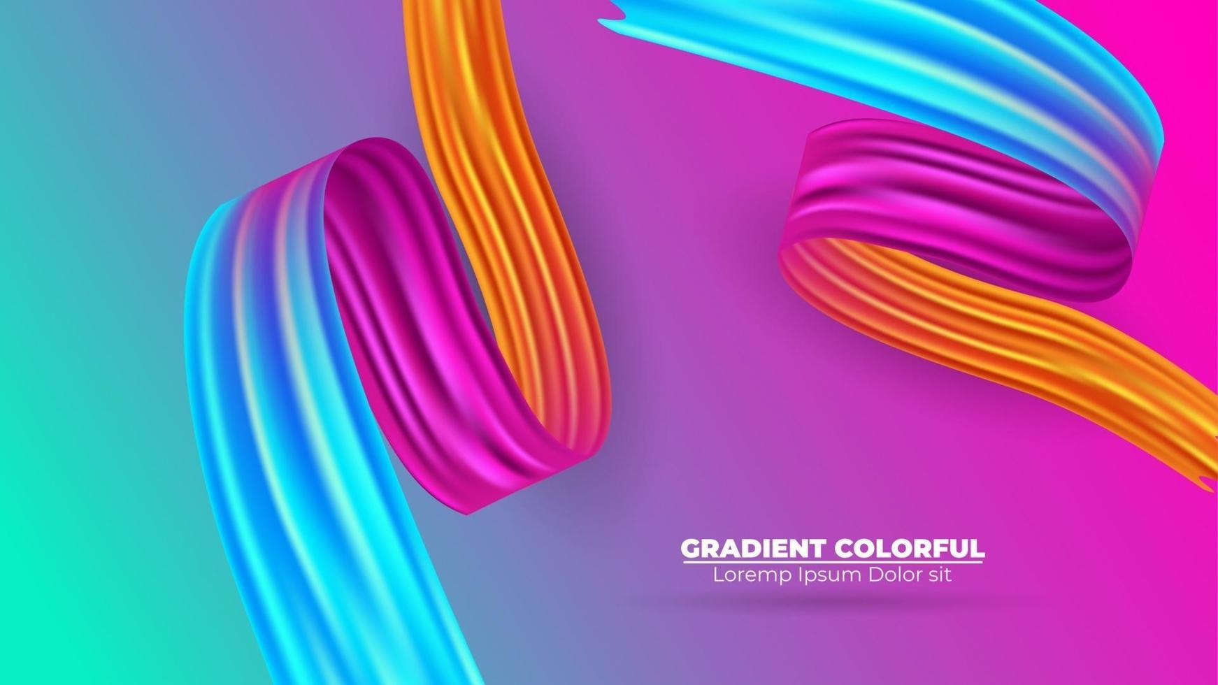 Farbe Pinselstrich Öl oder Acrylfarbe Hintergrund modern bunt. geeignet für Tapete, Banner, Hintergrund, Karte, Buchillustration, Landing Page, Geschenk, Cover, Flyer, Bericht, Geschäft, vektor