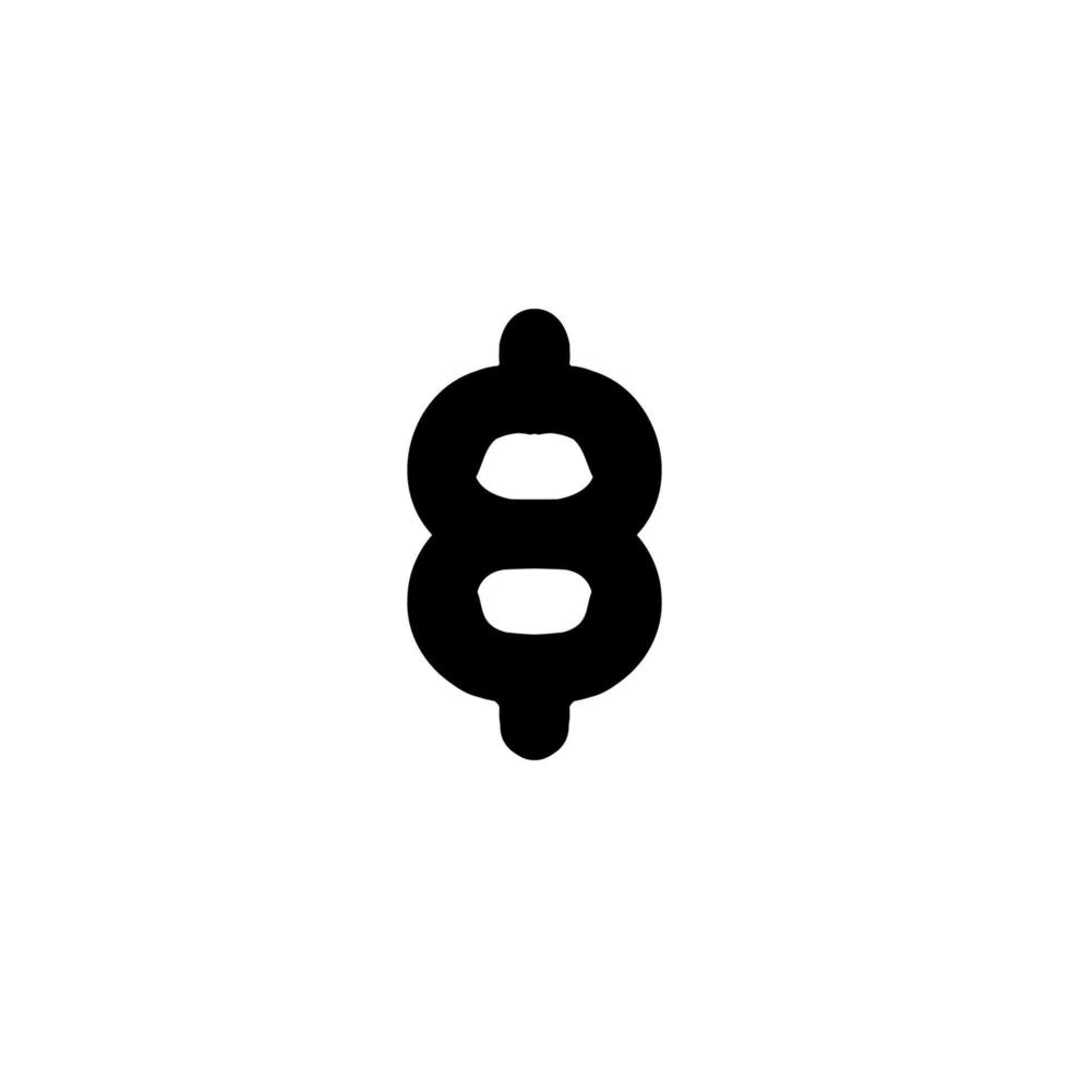 8 ikon. enkel stil 8 Mars Semester affisch bakgrund symbol. 8 varumärke logotyp design element. 8 t-shirt utskrift. vektor för klistermärke.