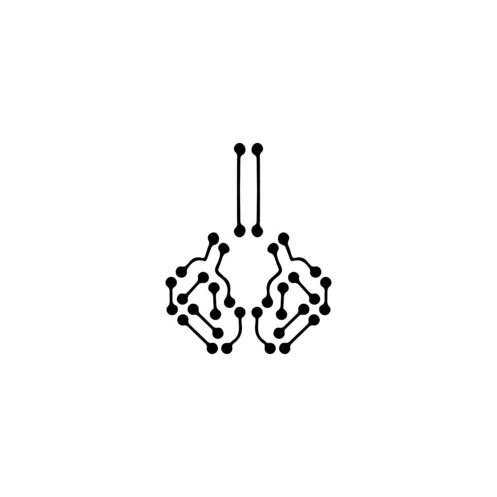 Lunge-Symbol. Einfache Art Lungenkrebs-Bewusstseinsplakat-Hintergrundsymbol. Gestaltungselement des Logos der Lungenmarke. Lunge T-Shirt bedrucken. Vektor für Aufkleber.