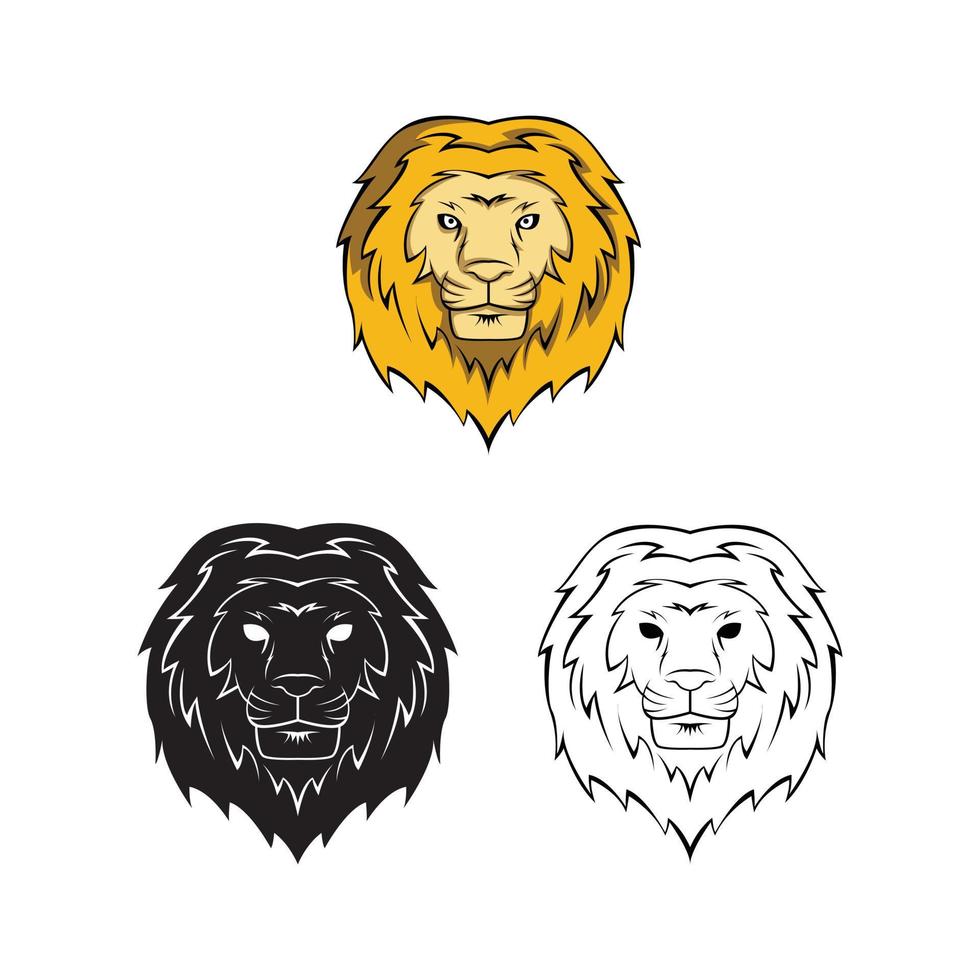 färg bok lejon tecknad serie karaktär vektor