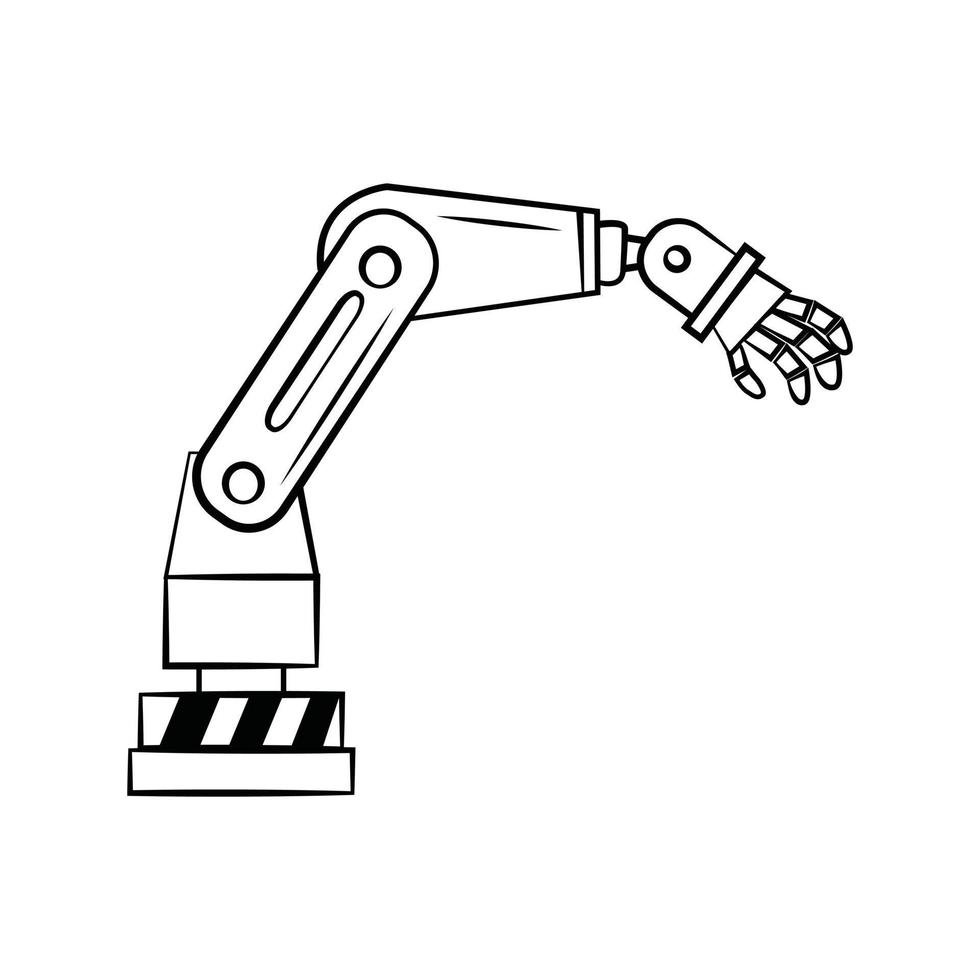 Roboter Hand Technologie Illustration vektor