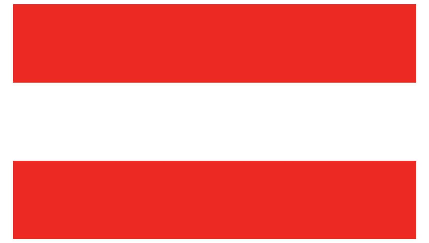Vektor Symbol Flaggen Land, National Flagge. Vektor Illustration.