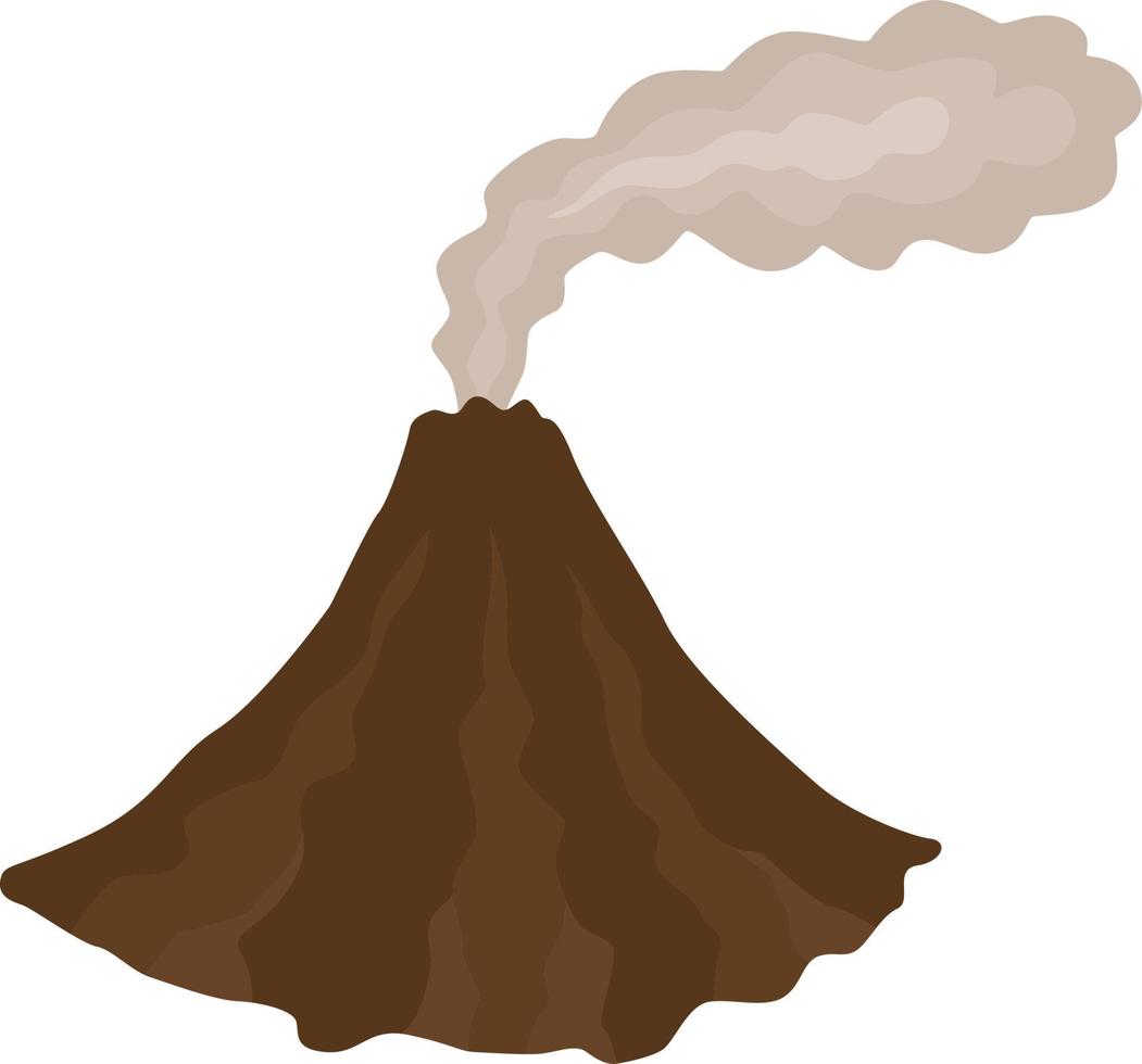 rökning vulkan illustration vektor