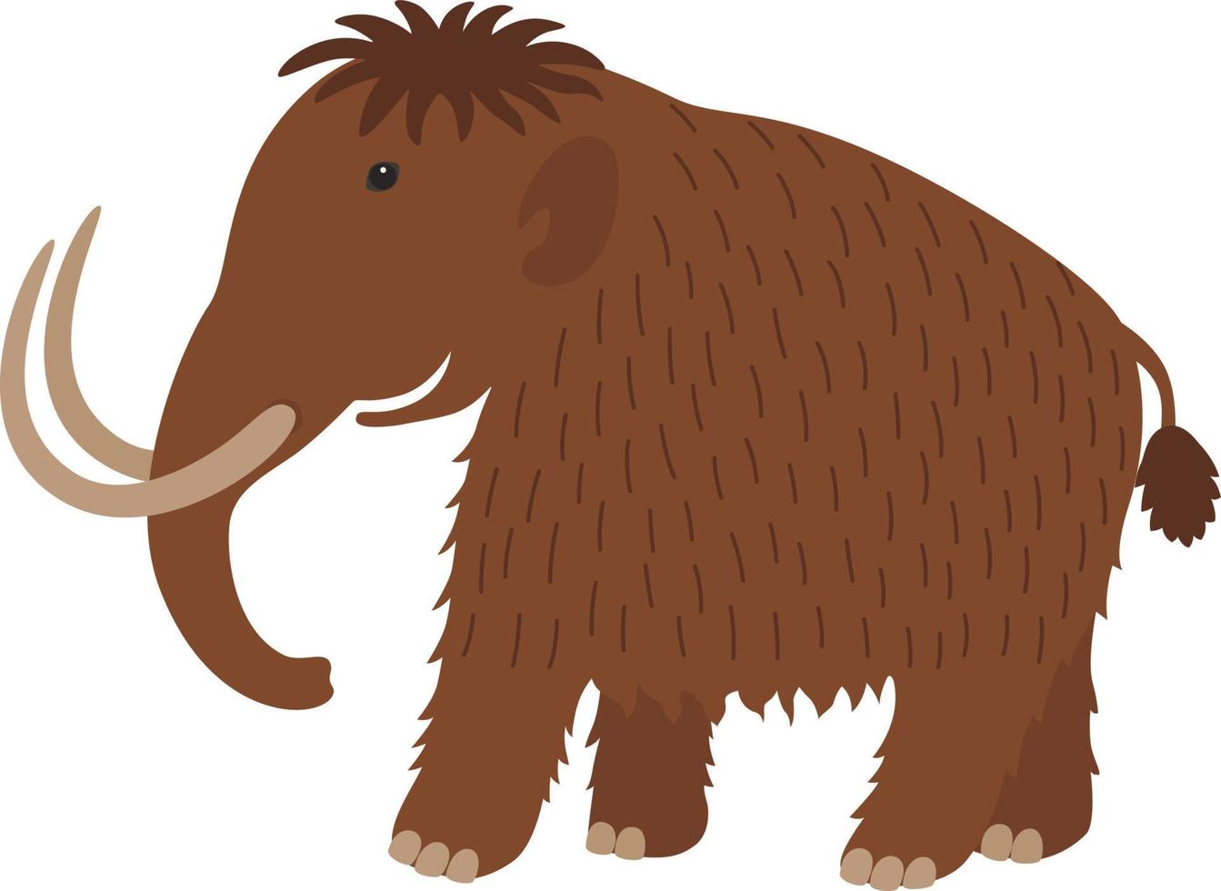 mammut gammal djur- illustration vektor