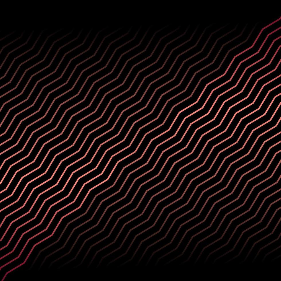 abstrakt röd metall diagonal chevron linjemönster på svart bakgrund och konsistens vektor