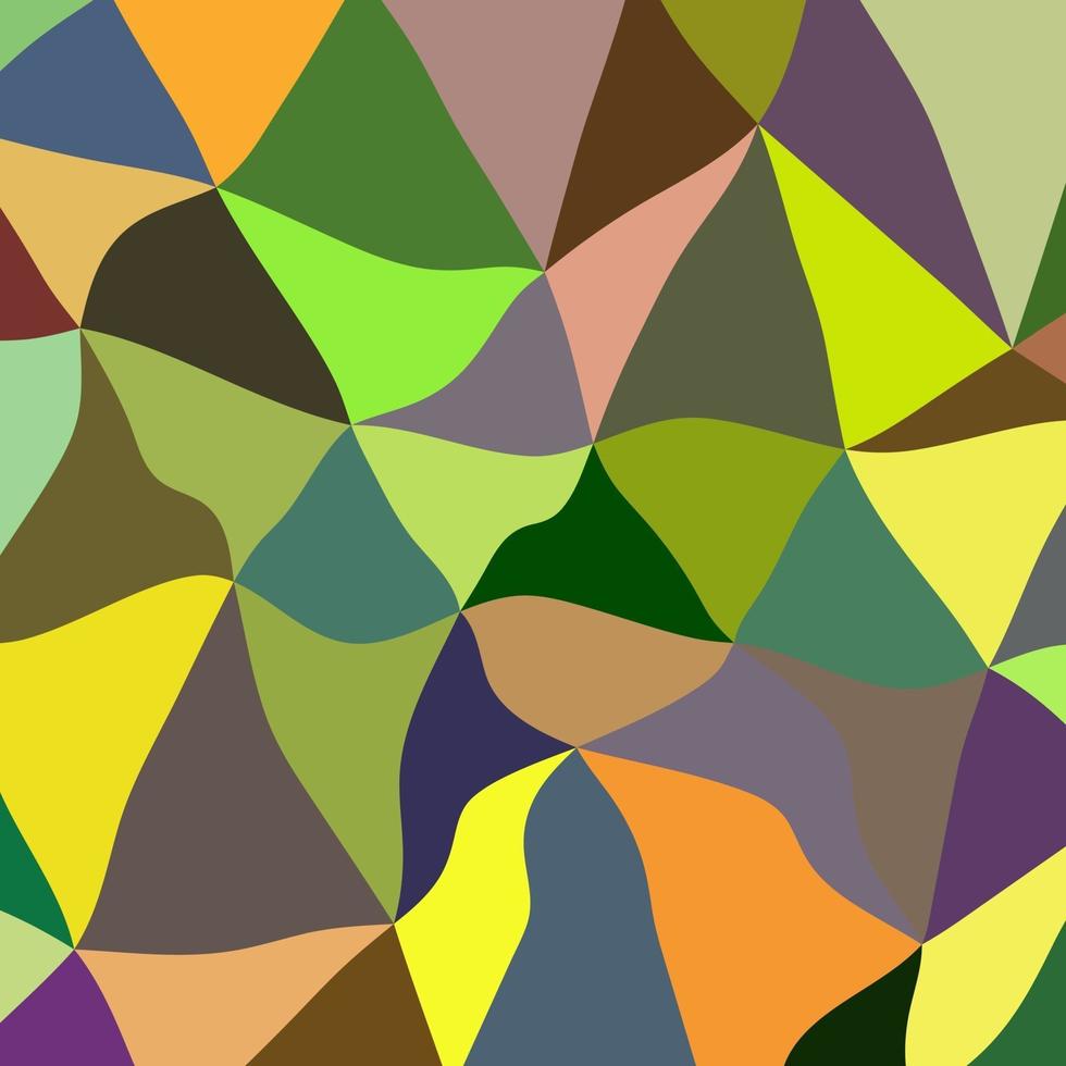 abstrakter Hintergrund der bunten dreieckigen Wellenflecken vektor