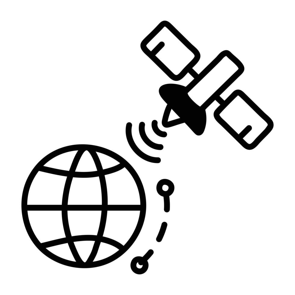 modisch Kommunikation Satellit vektor