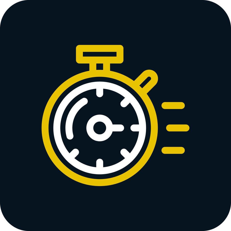 Chronometer-Vektor-Icon-Design vektor