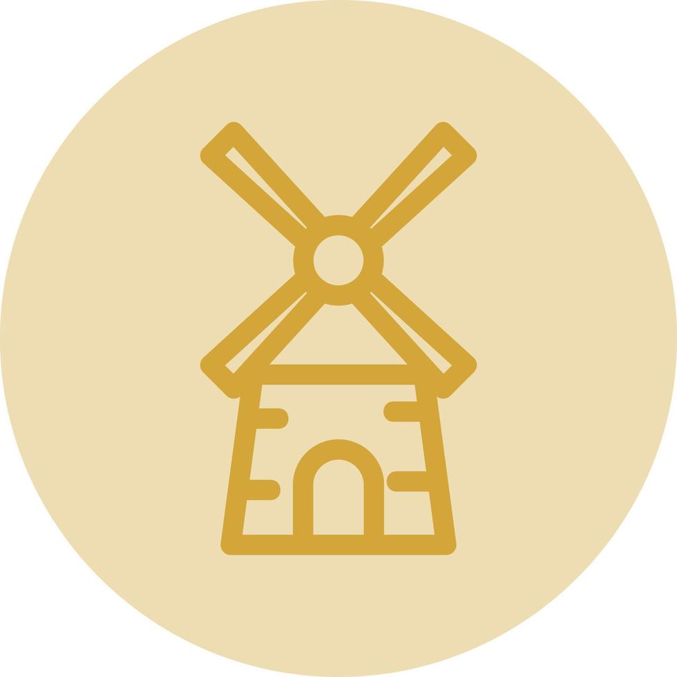 Windmühlen Vektor Symbol Design