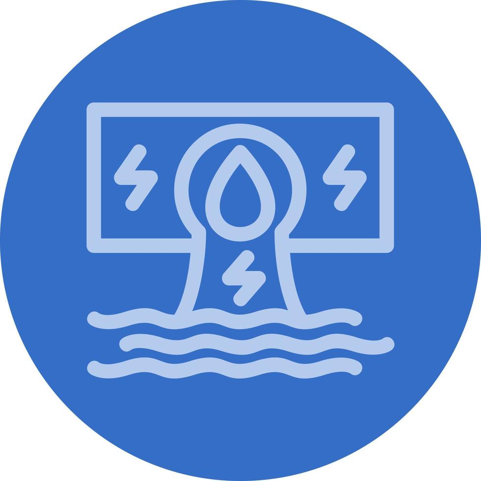 vattenkraft vektor ikon design