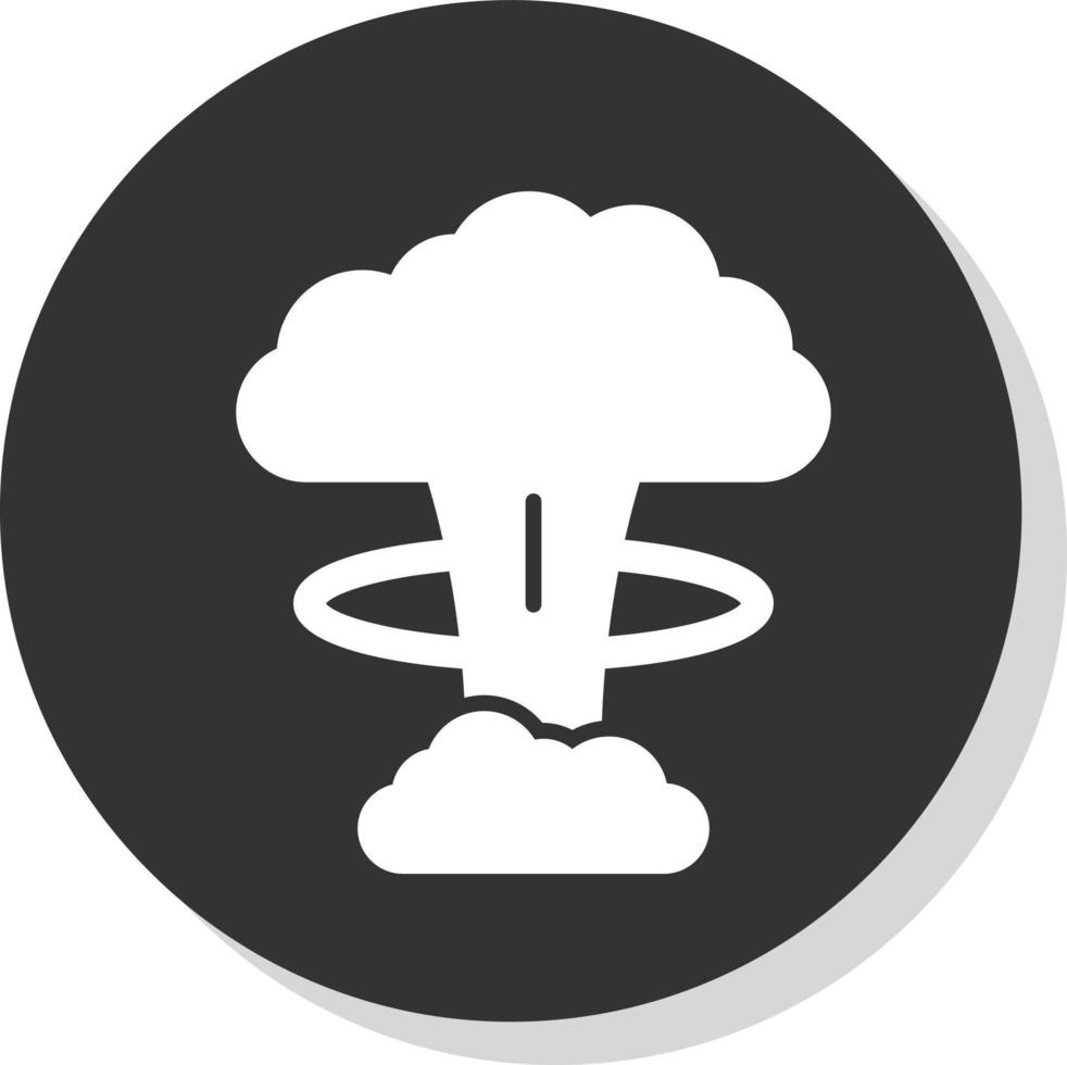 kärn explosion vektor ikon design