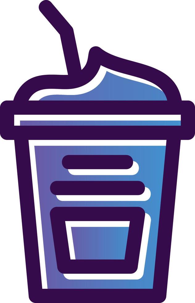 Frappuccino-Vektor-Icon-Design vektor