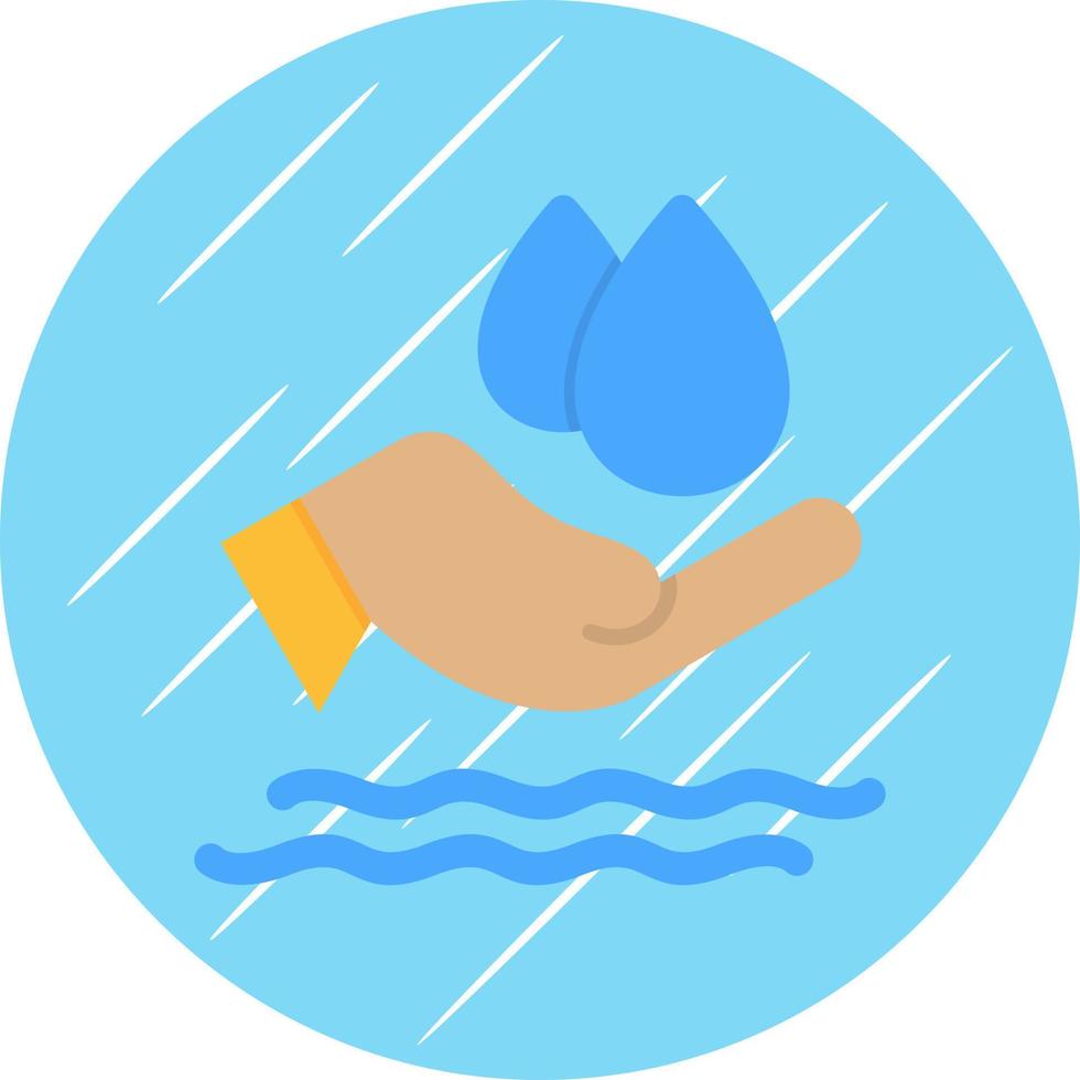 sparen Sie Wasser-Vektor-Icon-Design vektor