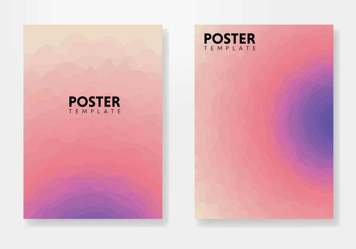 kreativ Geschäft Poster Design Vorlage. modern Rosa und lila Poster Hintergrund. vektor