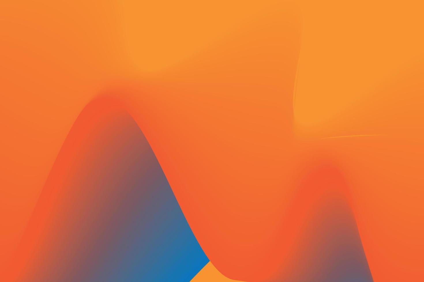 Orange Gradient Welle abstrakt Hintergrund. modern Grafik zum Landung Seite und Computer Desktop Hintergrund. 3d Vektor