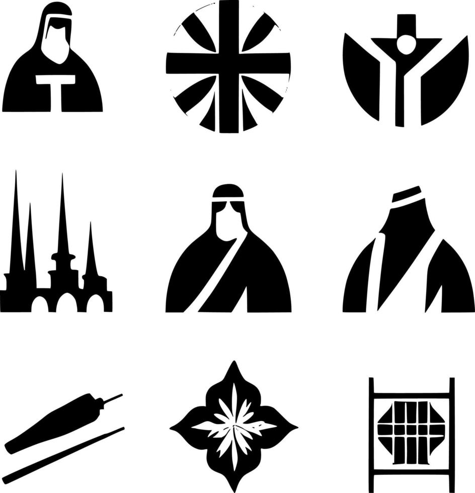Vektor Illustration von Religion Symbol