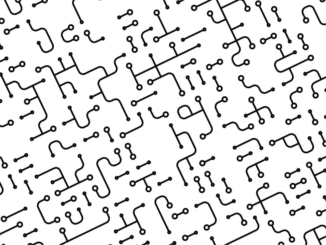 vektorillustration der elektronischen platine vektor