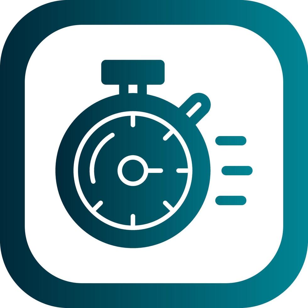 Chronometer-Vektor-Icon-Design vektor