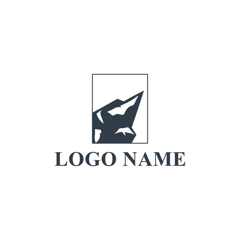 Vektor Berg Logo Design Konzept Vorlage