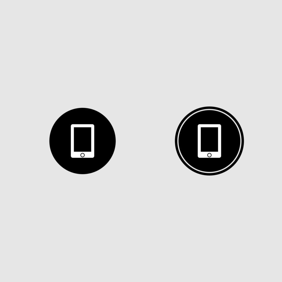 Telefon oder Smartphone im Vektor zum Symbol oder Illustration