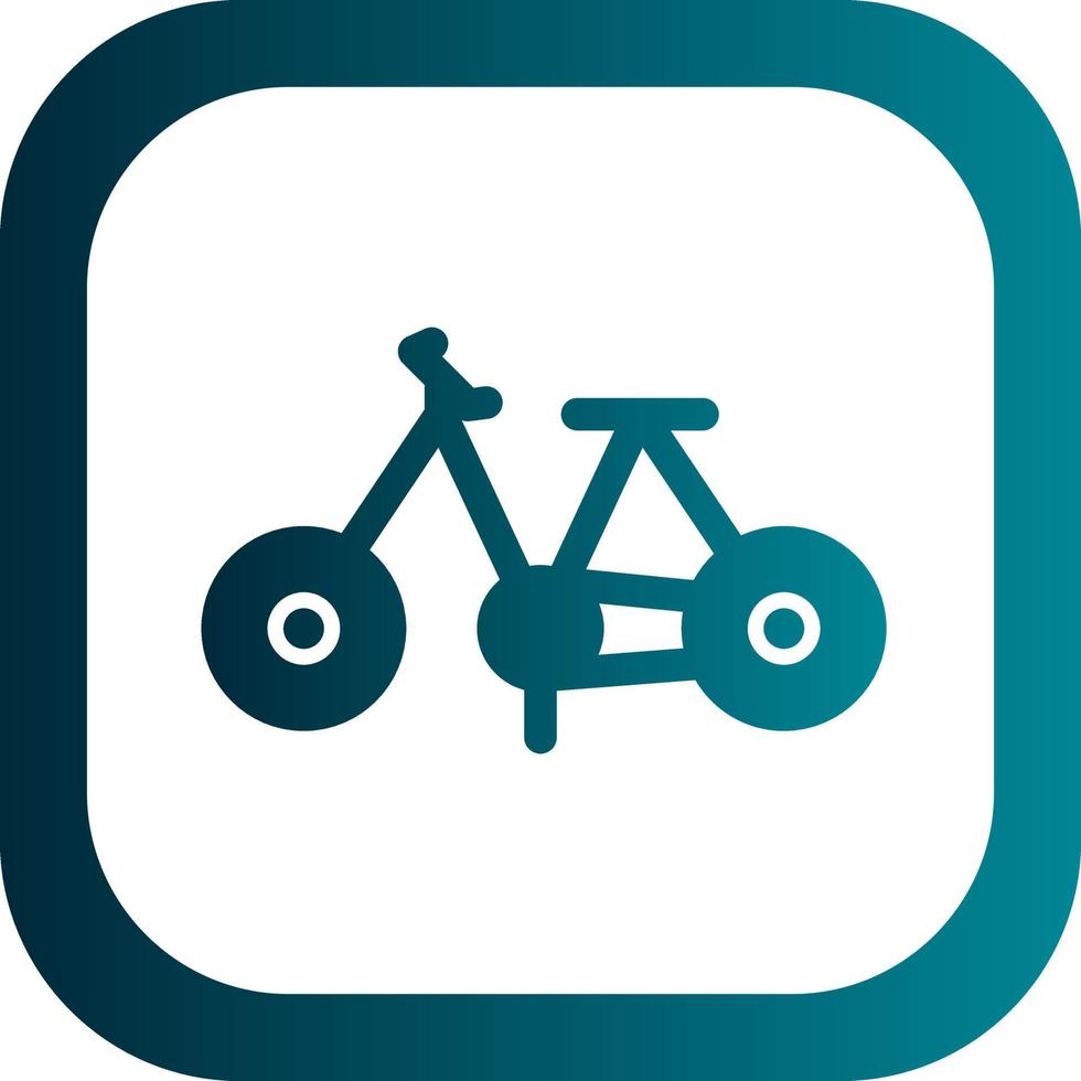 cykel leksak vektor ikon design