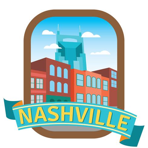 Nashville-Illustration vektor