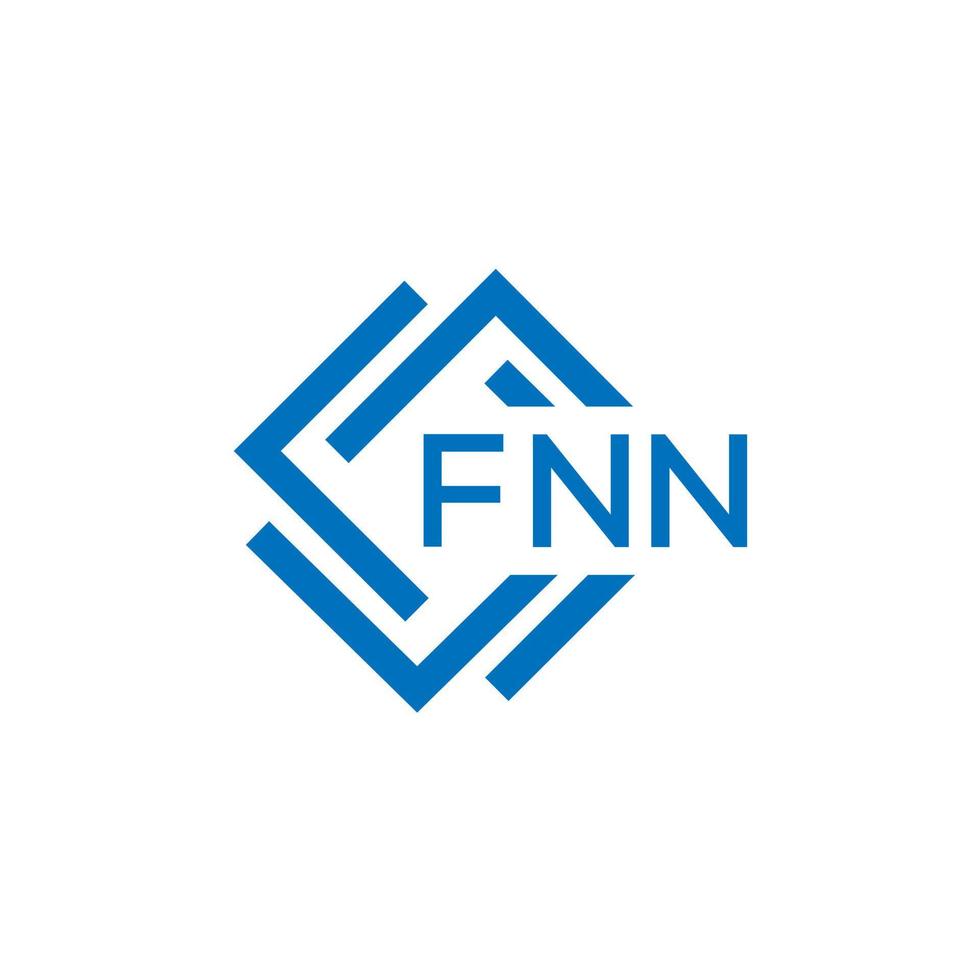 fnn brev logotyp design på vit bakgrund. fnn kreativ cirkel brev logotyp begrepp. fnn brev design. vektor