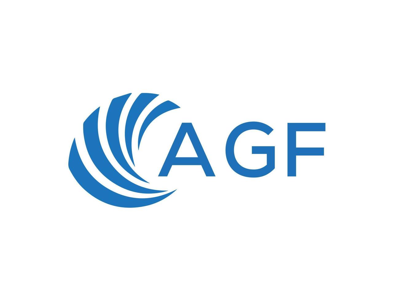 agf kreativ Initialen Brief Logo Konzept. vektor