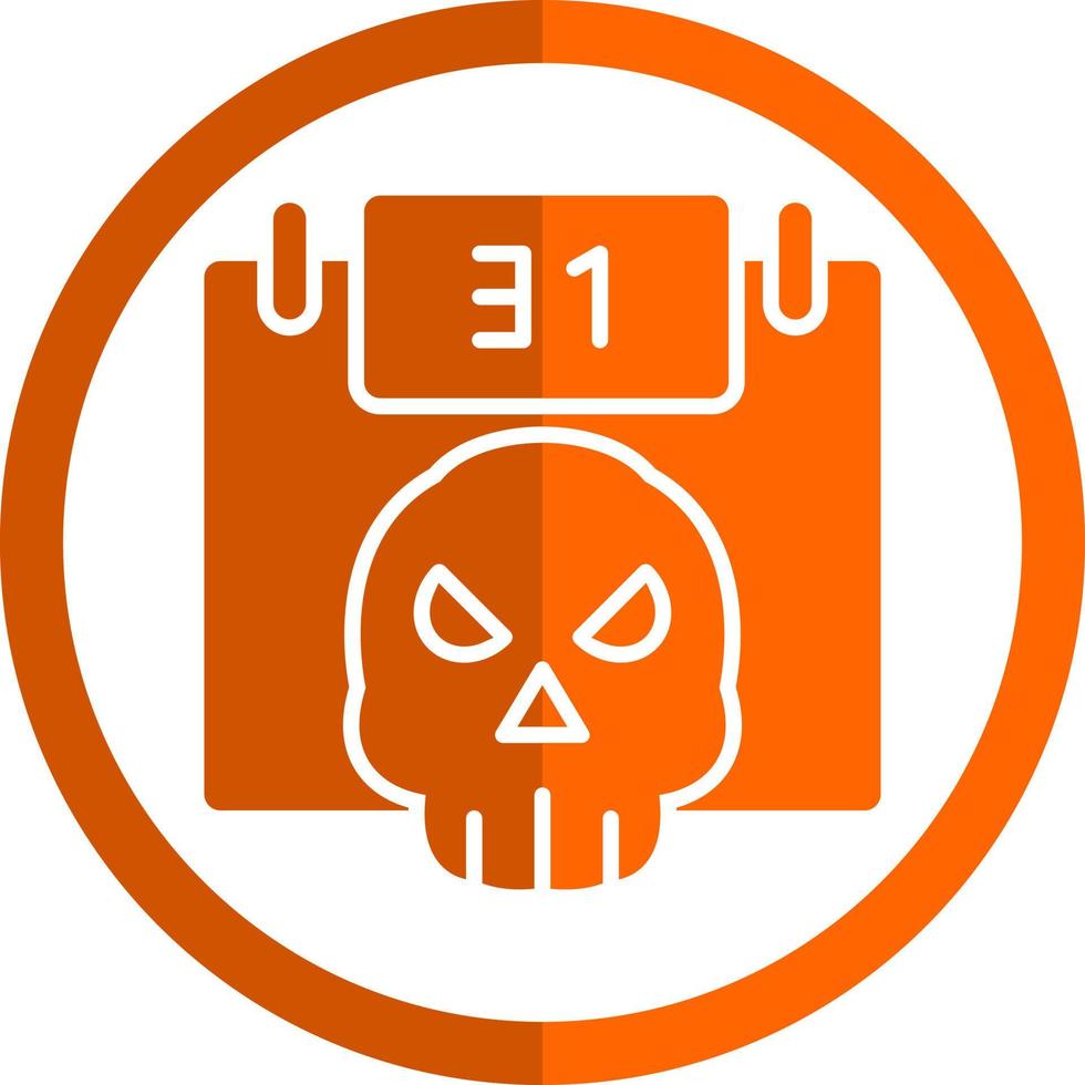 31. Oktober Vektor-Icon-Design vektor