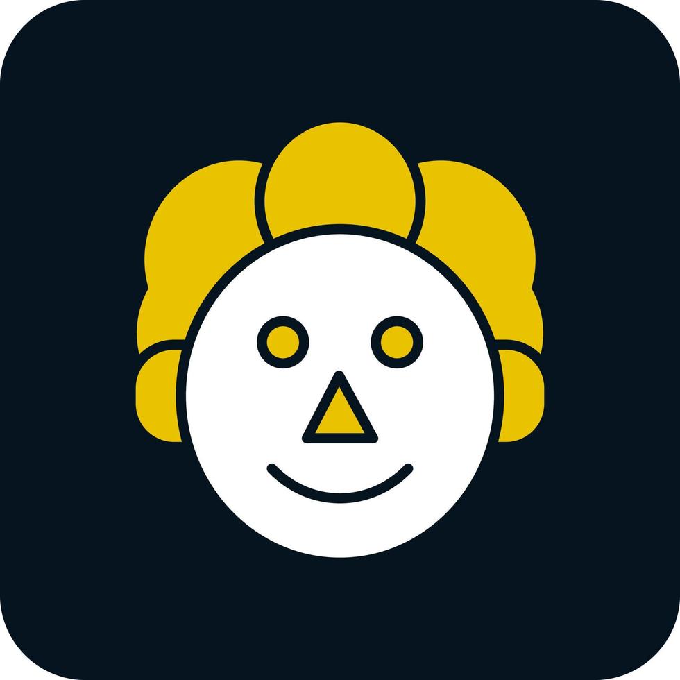 Clown-Vektor-Icon-Design vektor