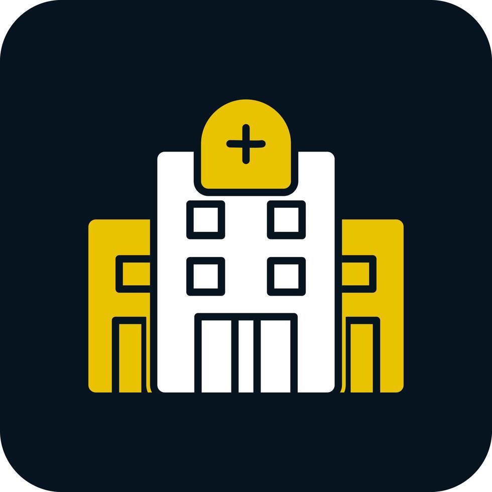 Krankenhaus-Vektor-Icon-Design vektor