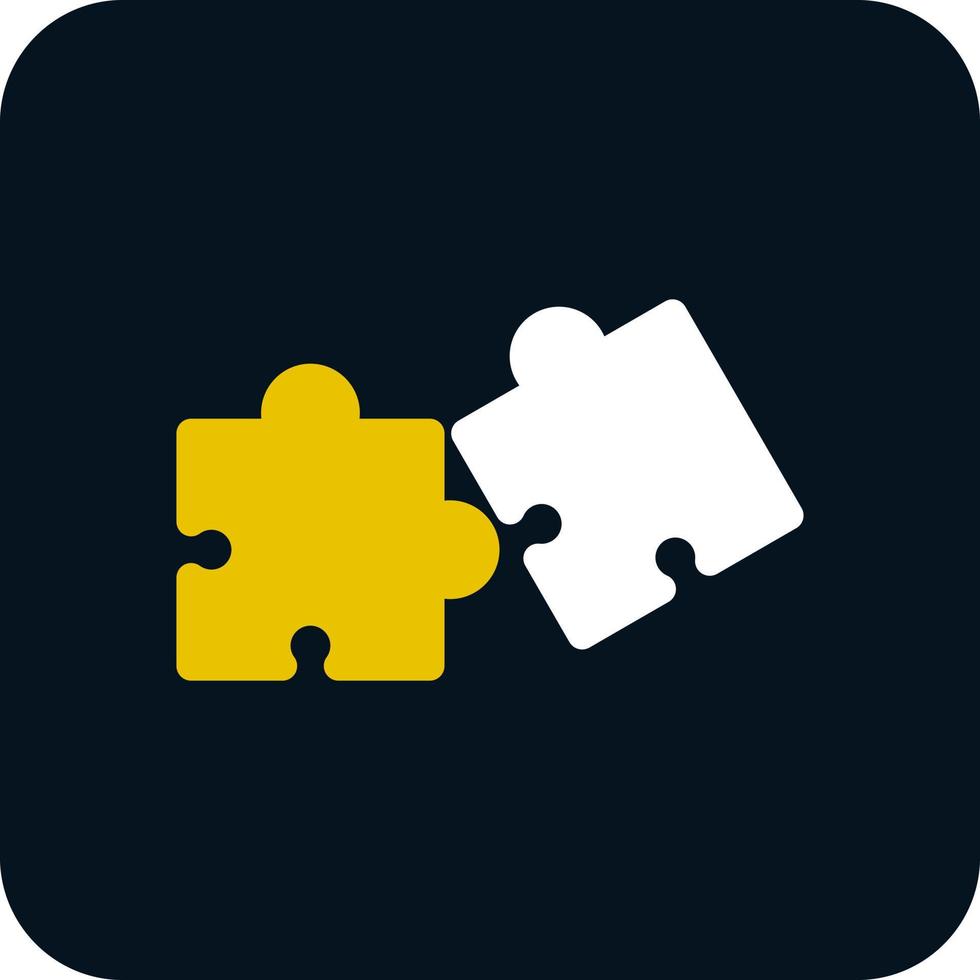 Puzzle-Vektor-Icon-Design vektor