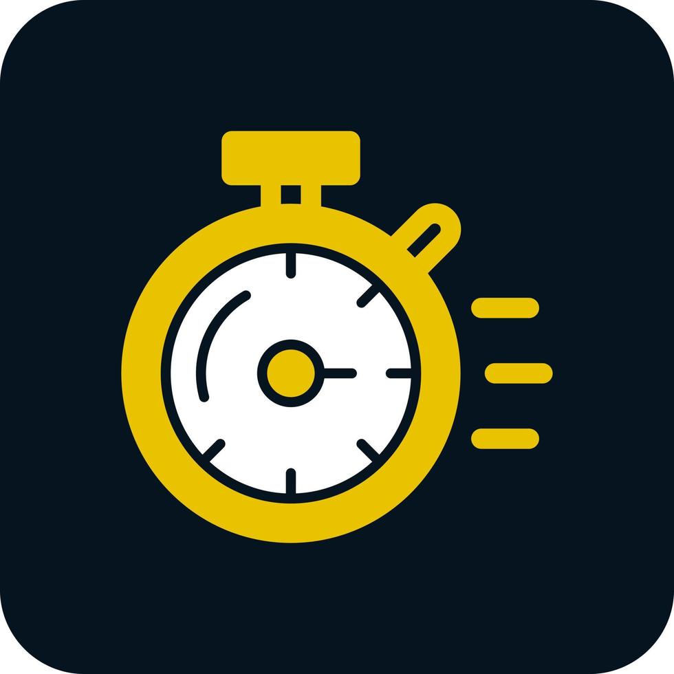 Chronometer-Vektor-Icon-Design vektor