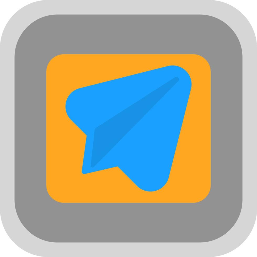 telegram vektor ikon design