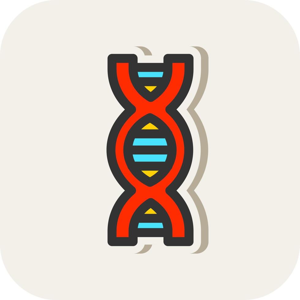 DNA-Vektor-Icon-Design vektor