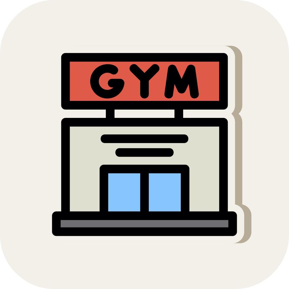 Gym vektor ikon design