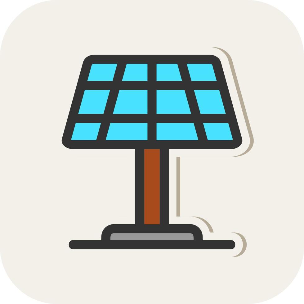 Solarpanel-Vektor-Icon-Design vektor