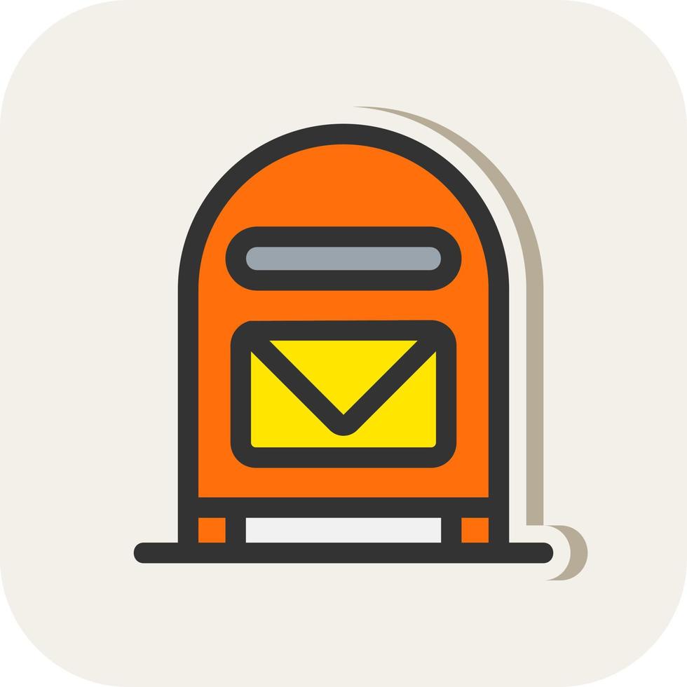 Mailbox-Vektor-Icon-Design vektor