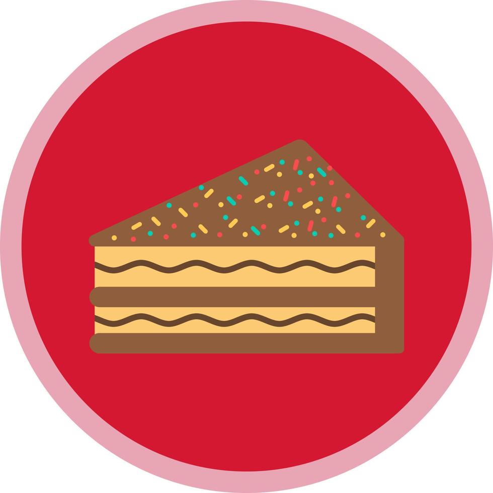 Kuchen-Vektor-Icon-Design vektor