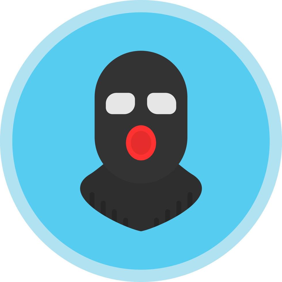 Balaclava-Vektor-Icon-Design vektor