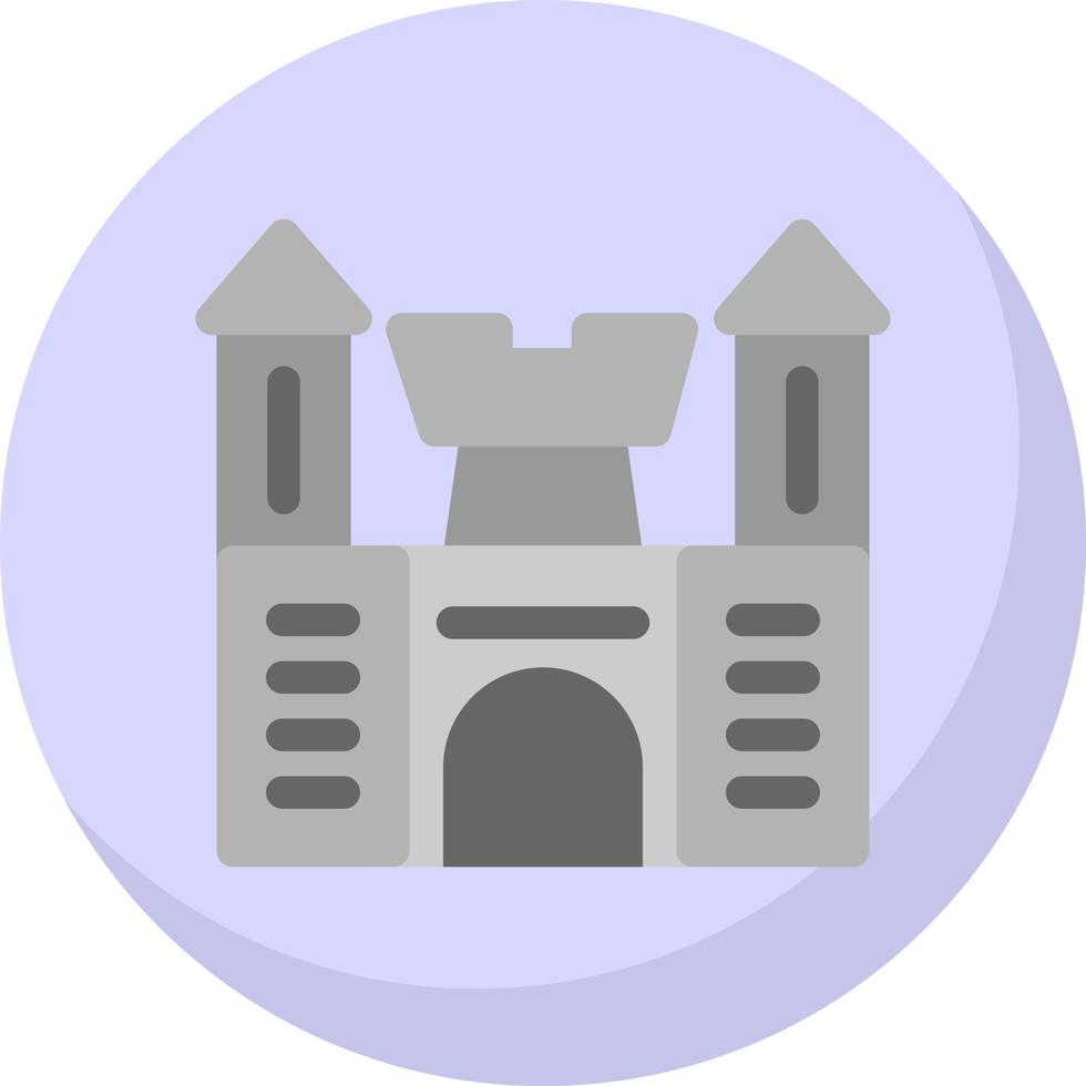 Schloss-Spielzeug-Vektor-Icon-Design vektor