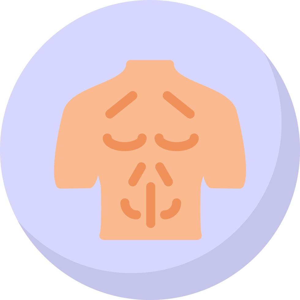 bröst vektor ikon design